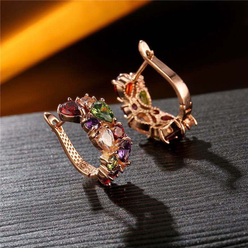 VINTAGE ZIRCON EARRINGS