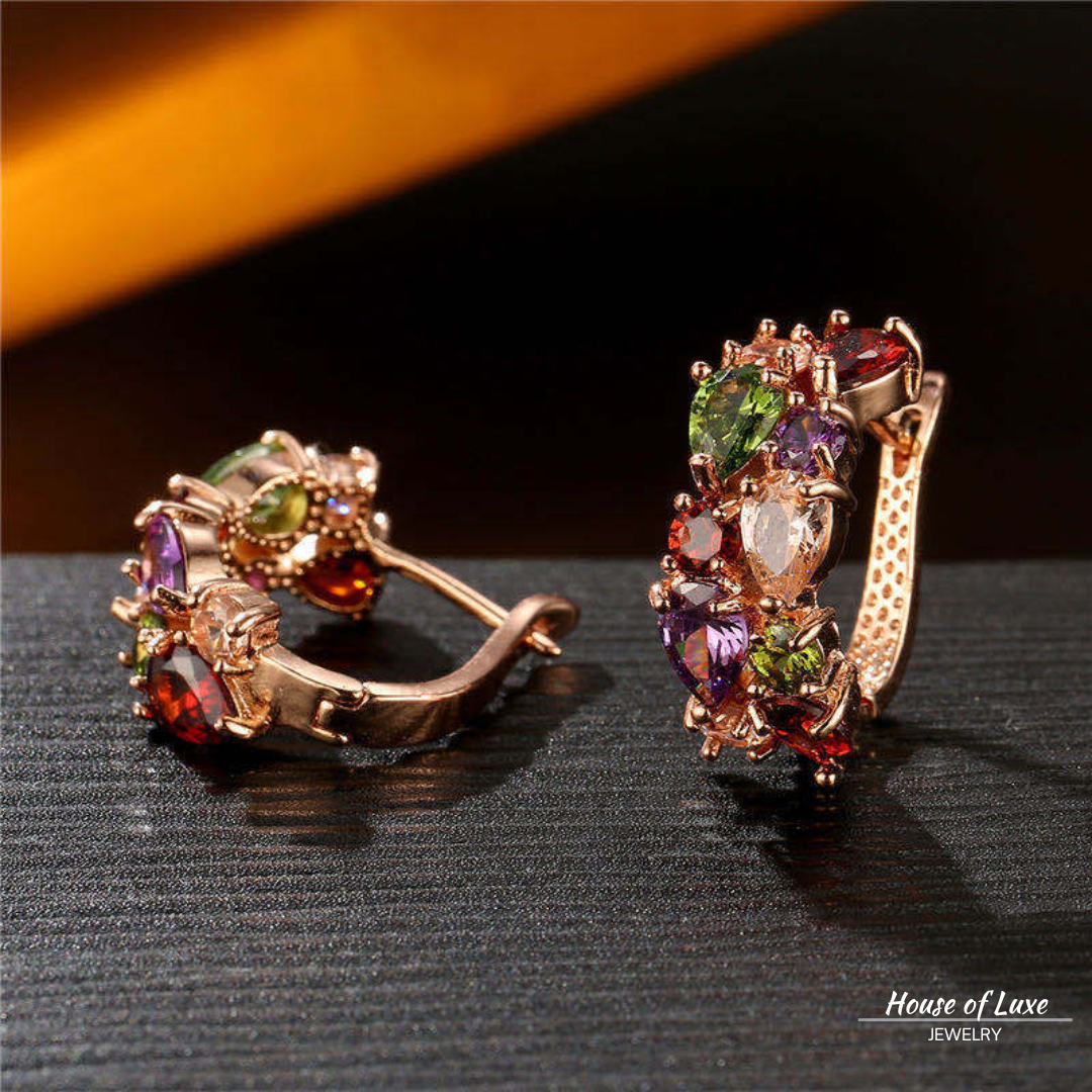 VINTAGE ZIRCON EARRINGS