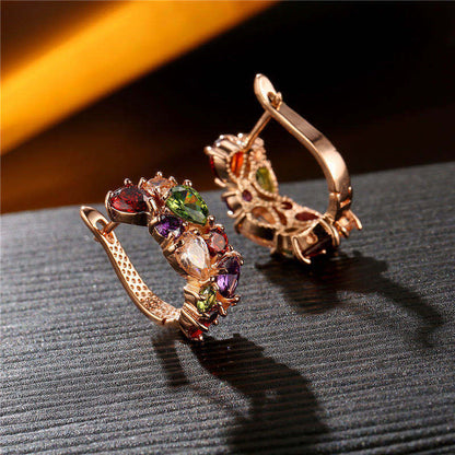VINTAGE ZIRCON EARRINGS