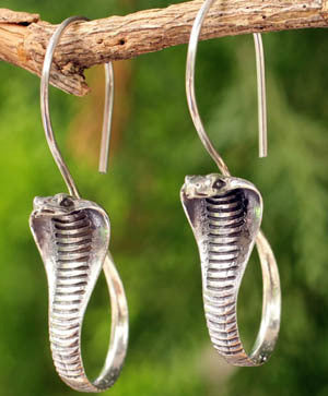 VINTAGE COBRA EARRINGS