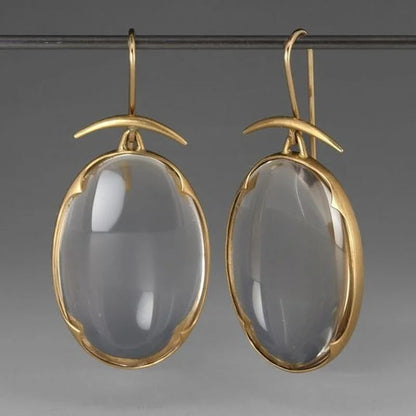 ELEGANT VINTAGE GEM EARRINGS