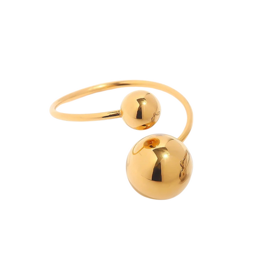 Gold Sterling Ring