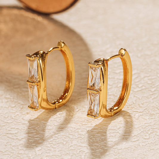RETRO SQUARE EARRINGS