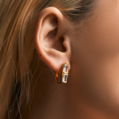 RETRO SQUARE EARRINGS