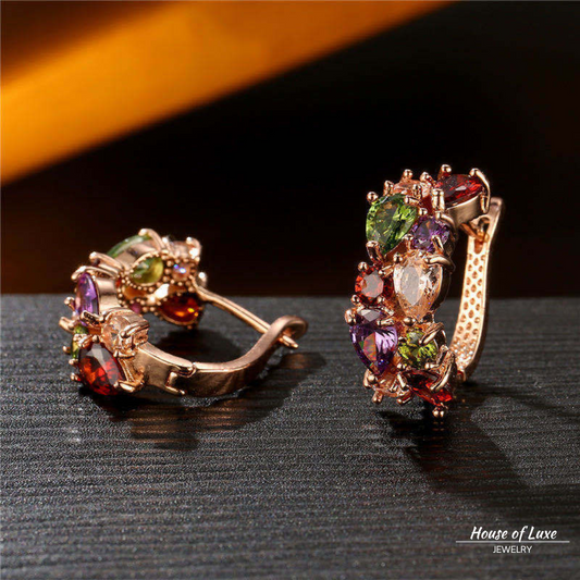 VINTAGE ZIRCON EARRINGS