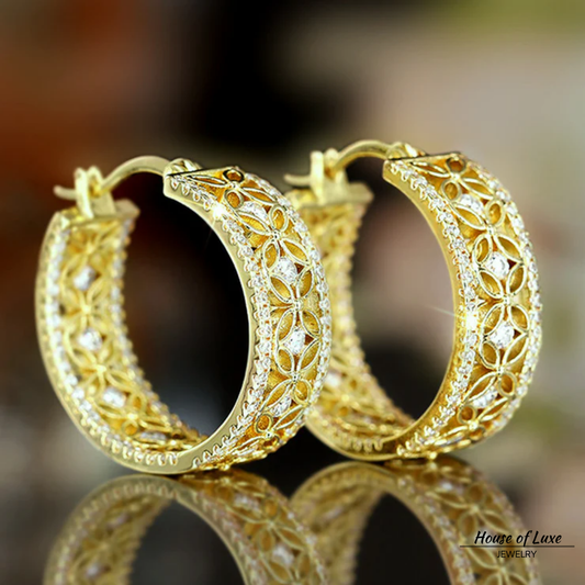 GEOMETRIC ELEGANT CLIP EARRINGS