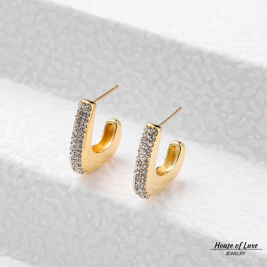 MINIMALIST FROSTED SHELL BEADS EARRINGS