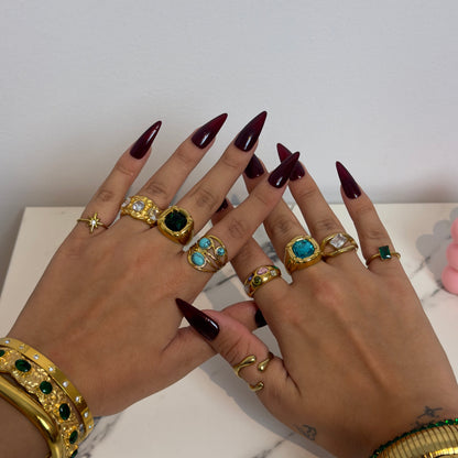 Gold Palette Ring