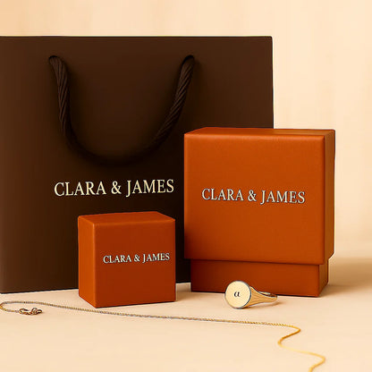 Klara Emerin Ring | Mixed Gold