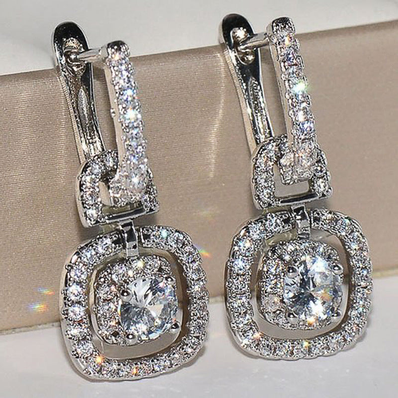 ZIRCON VINTAGE EARRINGS